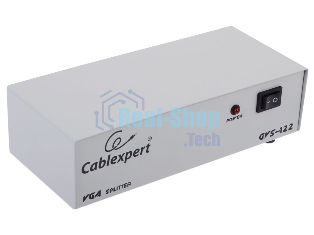 Разветвитель GVS122 Разветвитель сигнала VGA на 2 монитора (Gembird)