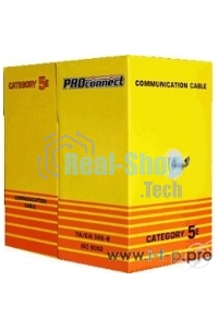 Кабель витая пара PROconnect FTP 4PR 24AWG, CCA, cat.5e, наружный (OUTDOOR), бухта 305 м