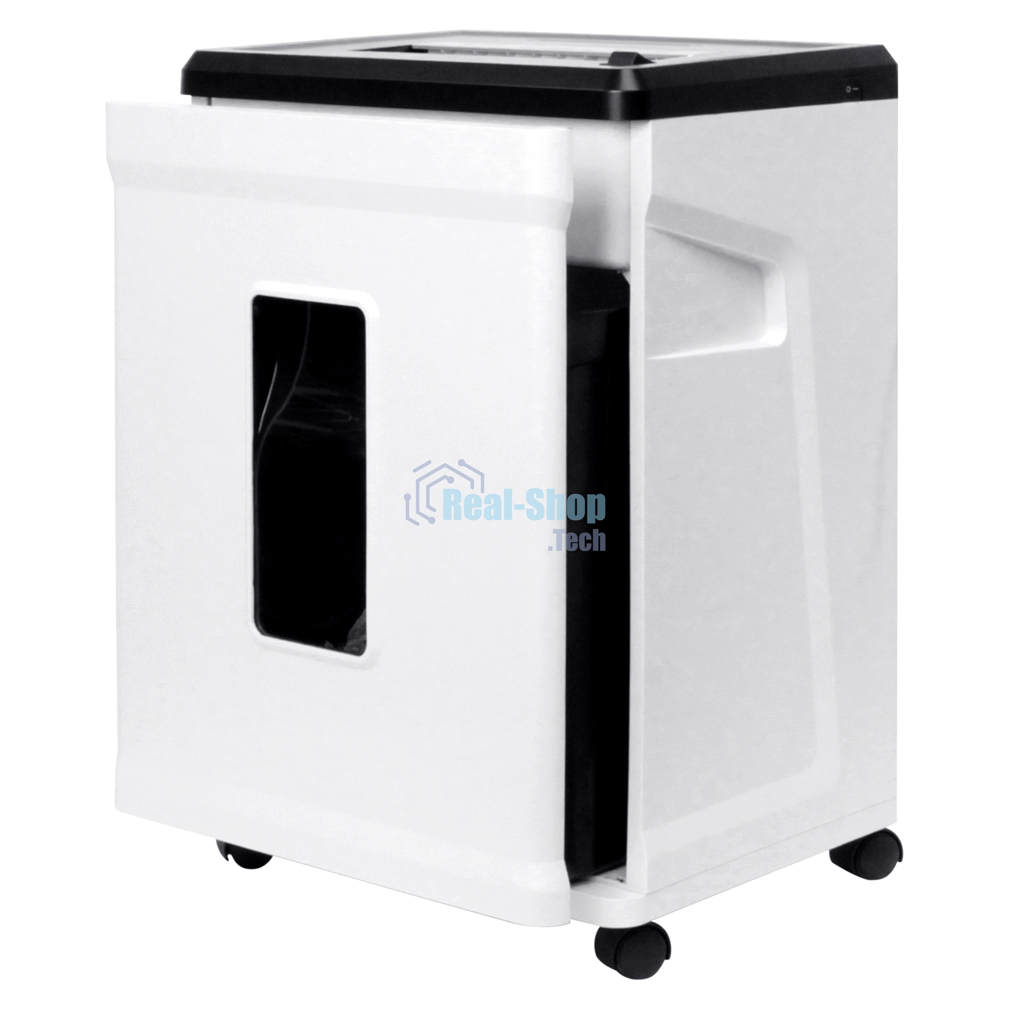 Шредер ГЕЛЕОС УМ26-4, (DIN P-4), фрагмент 3,9х35мм, 14-17 лист (70г/м2), CD/пл.карты/скрепки/скобы, 26 литров