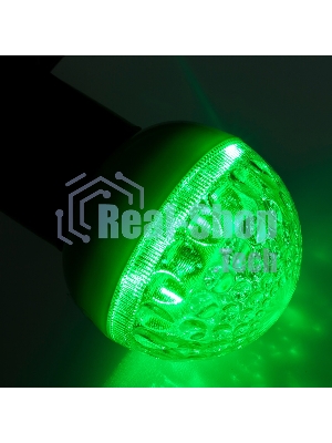 Лампа шар Neon-night e27 9 LED Ø50мм зеленая