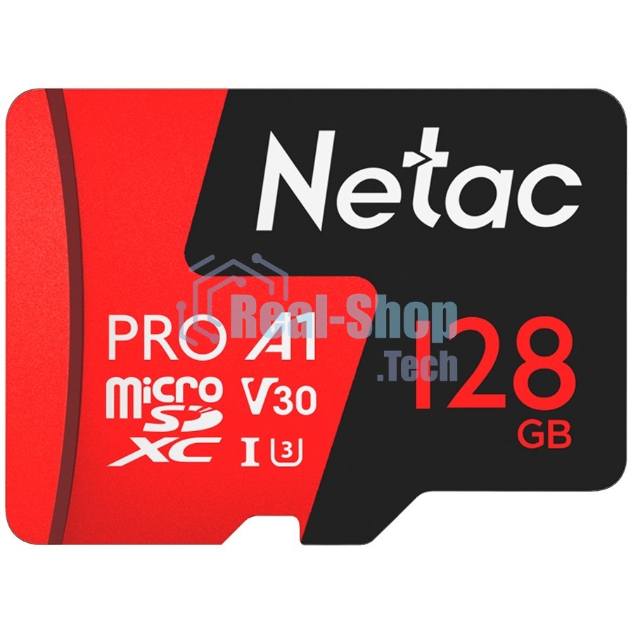 Флеш карта MicroSD card Netac P500 Extreme Pro 128Gb, retail version w/o SD adapter
