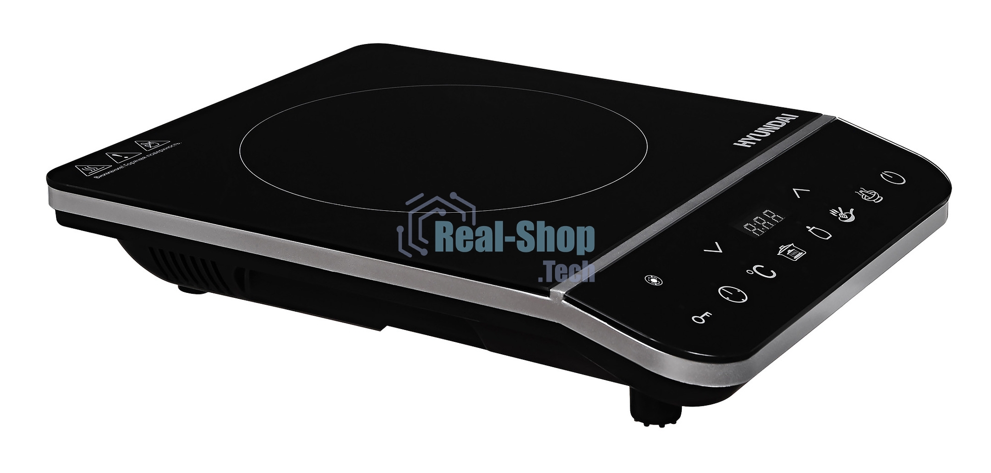 Плита настольная электрическая Hyundai HYC-0104 черный стеклокерамика (настольная)