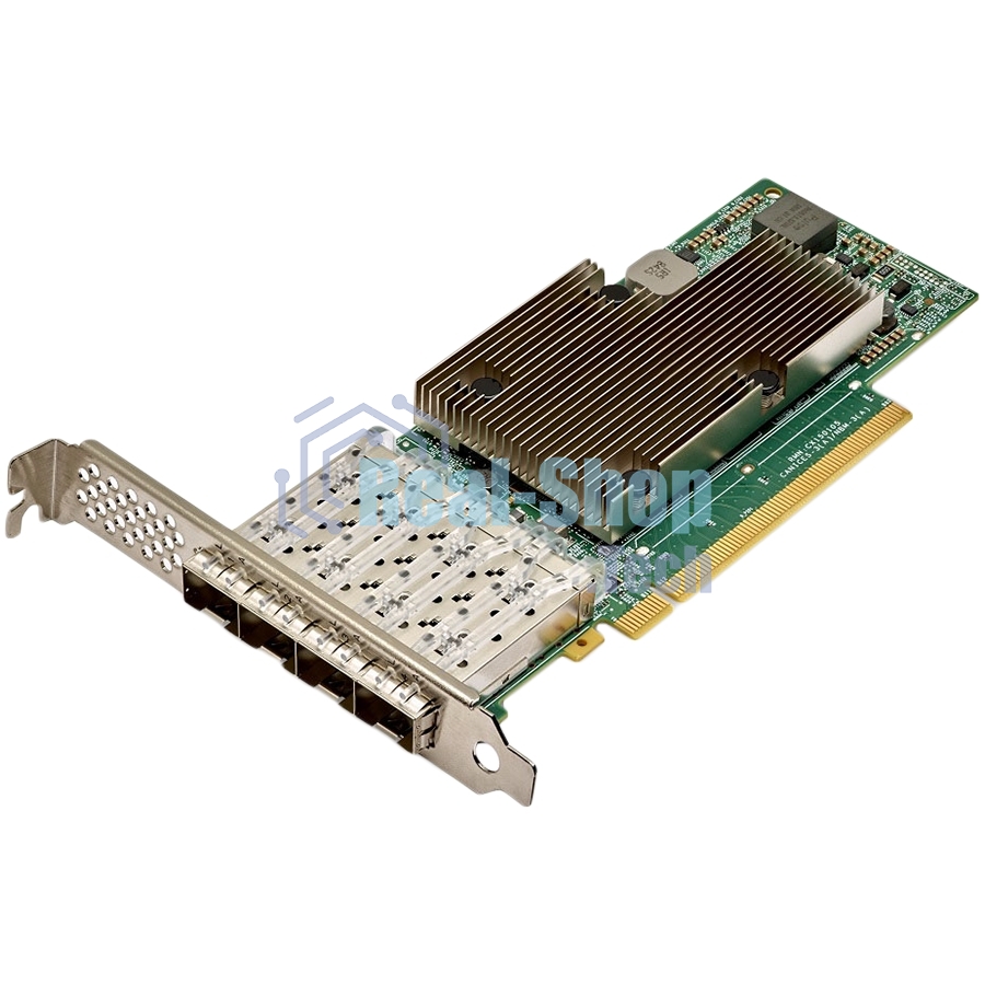 Сетевая карта NetXtreme P425G (BCM957504-P425G) SGL 4x25GbE (25/10GbE), PCIe 4.0 x16, SFP28, BCM57504, NIC Adapter
