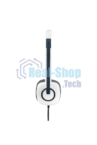 Гарнитура проводная с микрофоном Logitech H150 белый накладные оголовье (981-000350)