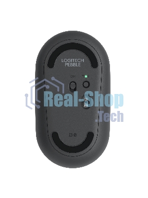 Мышь беспроводная Logitech Pebble M350 графитовый, 1000 dpi, радиоканал, Bluetooth, USB, кнопки - 3