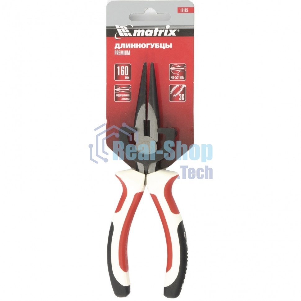 Длинногубцы Matrix Premium, 160 мм прямые