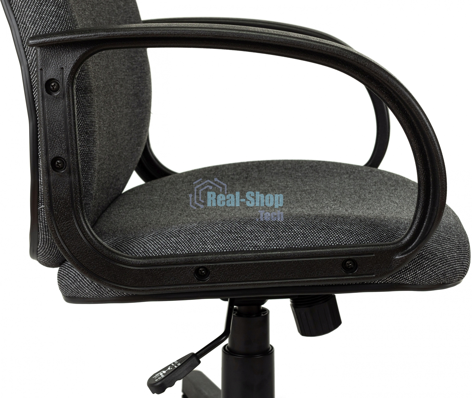 Кресло руководителя Бюрократ CH-808AXSN/Grey темно-серый 10-128 ткань, крестовина пластиковая