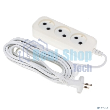 Сетевой удлинитель Buro BU-PSL3.5/W 5 м (3 розетки) белый (пакет ПЭ)