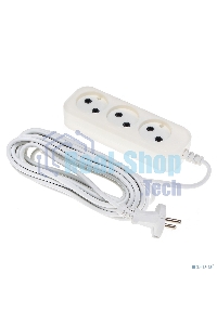 Сетевой удлинитель Buro BU-PSL3.5/W 5 м (3 розетки) белый (пакет ПЭ)