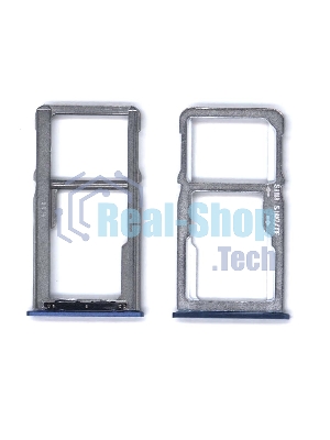 Лоток для SIM-карты Meizu M6 Note синий