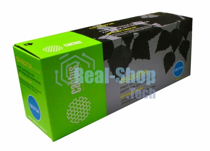 Картридж лазерный Cactus CS-CE272A желтый (15000 стр.) для HP Color LaserJet Enterprise CP5525