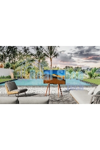 Подставка для телевизора Cactus CS-ST3644BKWN черный/орех 43