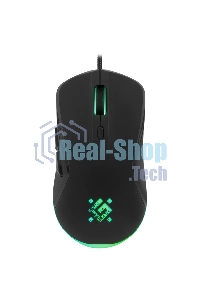 Мышь проводная Defender Arga GM-049 черный, 3600 dpi, USB, кнопки - 6