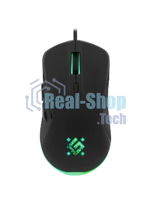 Мышь проводная Defender Arga GM-049 черный, 3600 dpi, USB, кнопки - 6