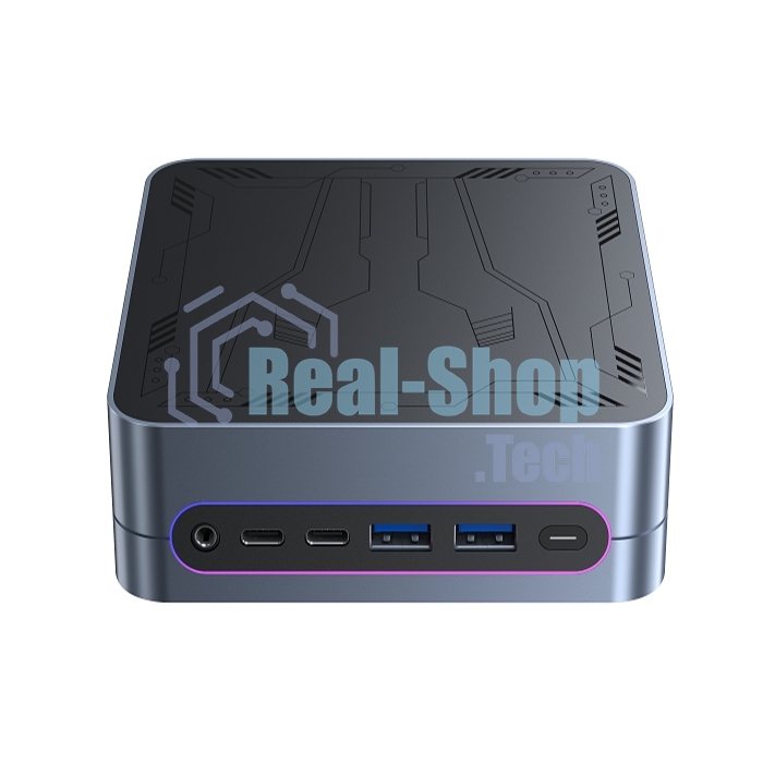 Мини ПК Chuwi LarkBox S i3 1220P (1.5) 16Gb SSD 512Gb UHDG Win 11Pro GbitEth WiFi BT 90W серый/черный