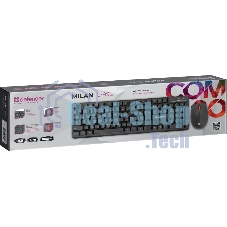 Комплект клавиатура + мышка Defender MILAN C-992 RU черный