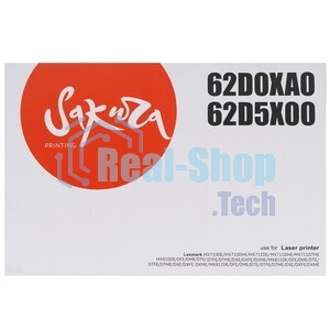 Картридж лазерный Sakura 62D0XA0/62D5X00 для Lexmark MX711/810/811/812, черный, 45 000 к.