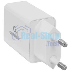 Сетевое зарядное устройство Cablexpert MP3A-PC-39 100/220V - 5V USB 1 порт, 1A, белый