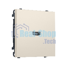 Комплект механизма розетки HDMI 2.1 SIGMA Бежевый матовый 30V/900MS 4K-120HZ 8K-60Hz QUANT PRO (SP3340, PR223)