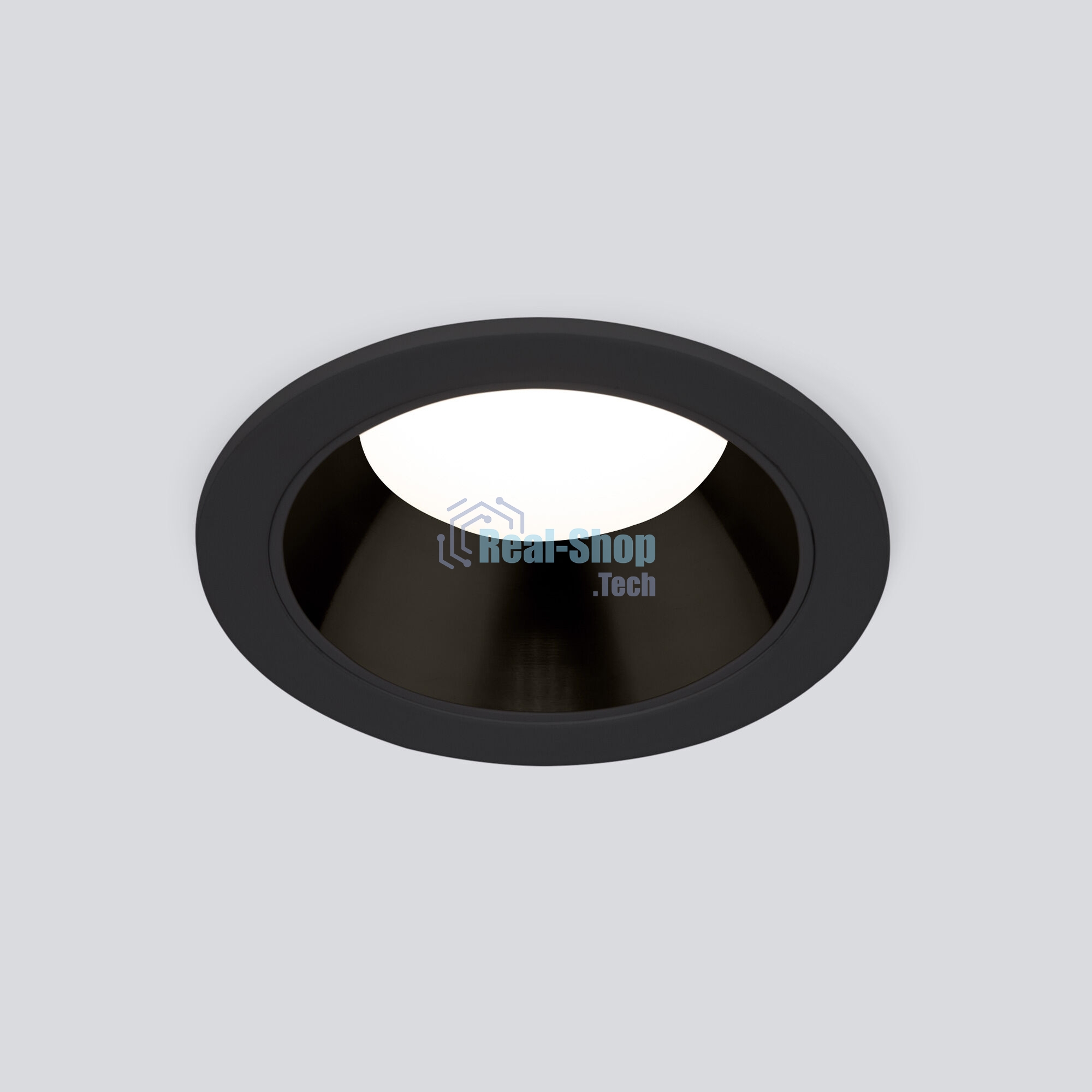 Встраиваемый светодиодный светильник 25082/LED 7W 4200K чёрный