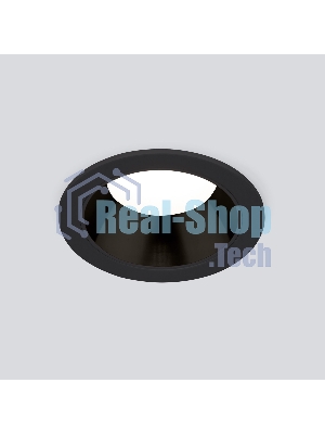 Встраиваемый светодиодный светильник 25082/LED 7W 4200K чёрный