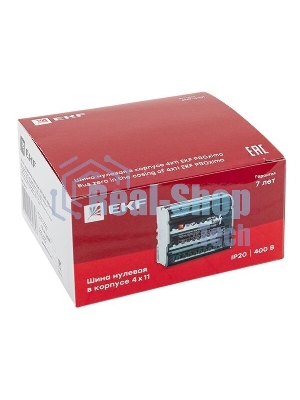 Шина нулевая в корпусе 4х11 EKF sn0-4x11