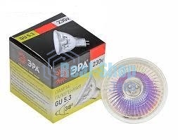 Лампа галогенная ЭРА GU5.3-JCDR (MR16) -35W-230V-Cl(10/200/6000)