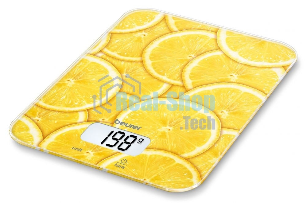 Весы кухонные Beurer KS19 lemon макс.вес:5кг рисунок