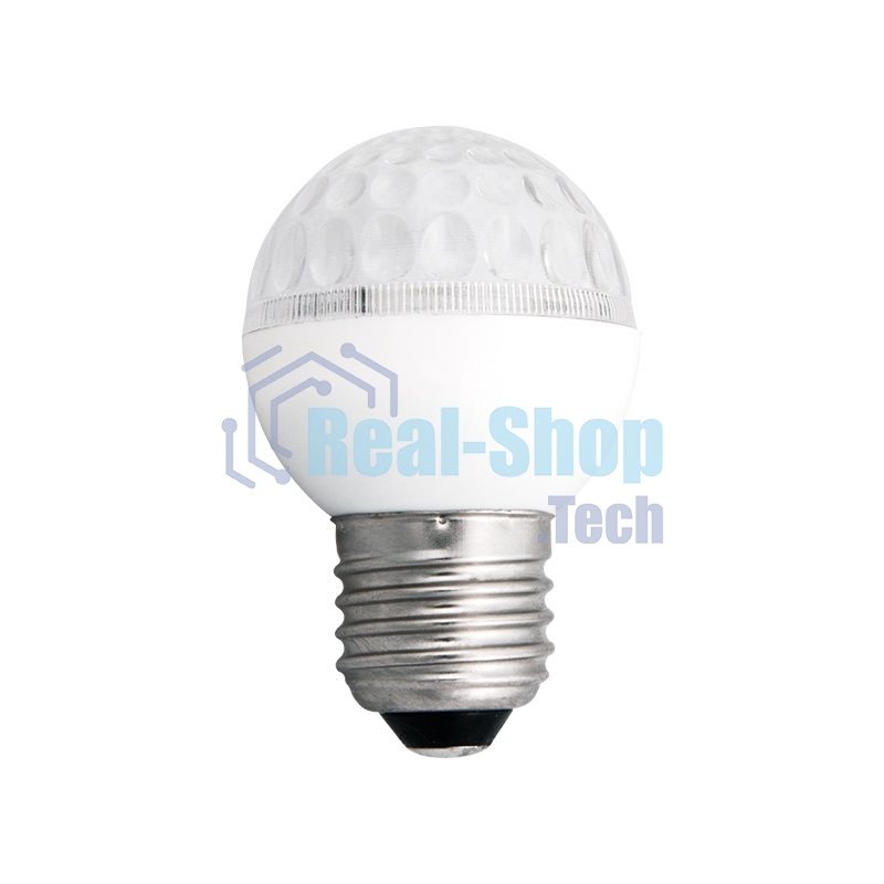 Лампа шар Neon-night e27 9 LED Ø50мм зеленая