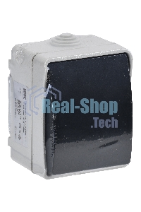 Выключатель 1-кл. ОП ФОРС 10А 250В IP54 ВС20-1-0-ФСр IEK EVS10-K03-10-54-DC