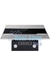 Вытяжка каминная Maunfeld Bridge 60 нержавеющая сталь/черное стекло, 60 см, 850 куб. м/ч, 51 дБ