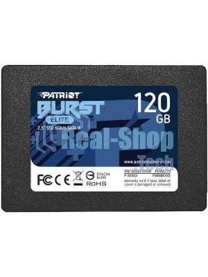 Накопитель SSD Patriot Burst Elite, 120Gb, SATA, 2.5