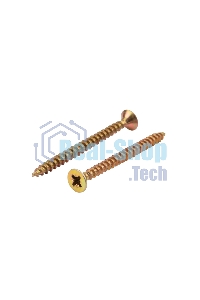 Саморез универсальный Kranz 5х60, желтый цинк, упаковка поставщика (4 800 шт.)