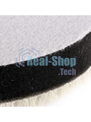 Насадка полировальная Matrix под липучку, 150 мм короткая плетеная шерстяная нить