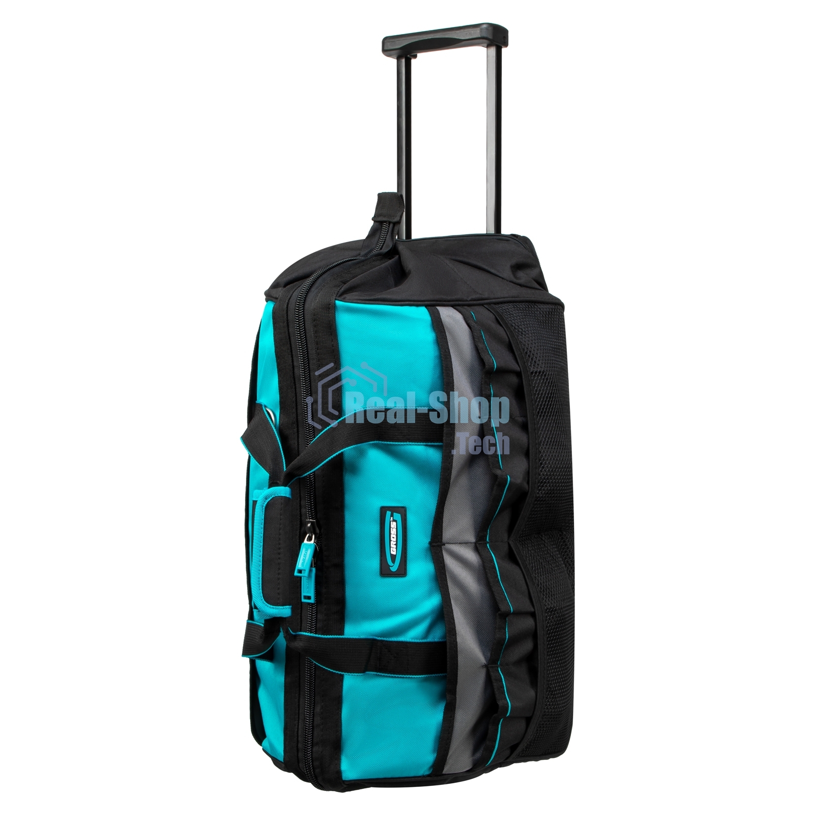 Сумка для инструмента Gross 500х280х290 мм, выдвижная рукоятка, колеса, наплечный ремень