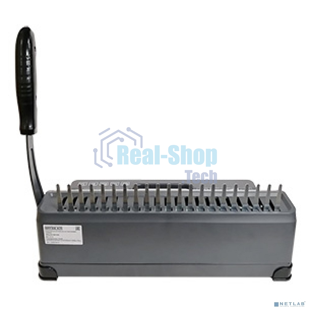 Переплетчик Office Kit B2112N A4/перф.12л.сшив/макс.450л./пластик.пруж. (4.5-51мм)