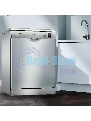 Посудомоечная машина Bosch SMS25AI05E, серебристый, 60 см, 12 компл., сушка конденсационная, 48 дБ, класс A++