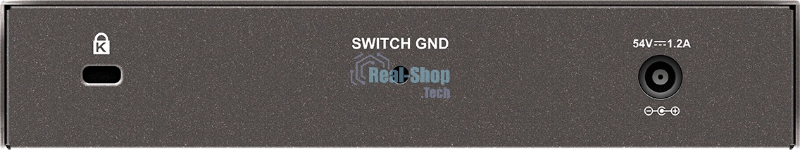 Неуправляемый коммутатор D-Link DGS-1008P/F3A с 8 портами 10/100/1000Base-T (4 порта PoE 802.3af/at, PoE-бюджет 60 Вт)