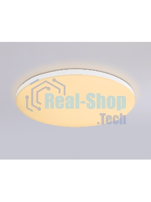 Умный светодиодный светильник FZ2001 WH белый IP54 20W 3000K-6500K+RGB Wi-Fi Алиса/Tuya/Smart Home/Alexa D300*55 (ПДУ ИК)