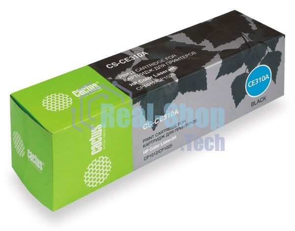 Картридж лазерный Cactus CS-CE310A черный (1200 стр.) для HP Color LaserJet CP1012Pro/CP1025Pro
