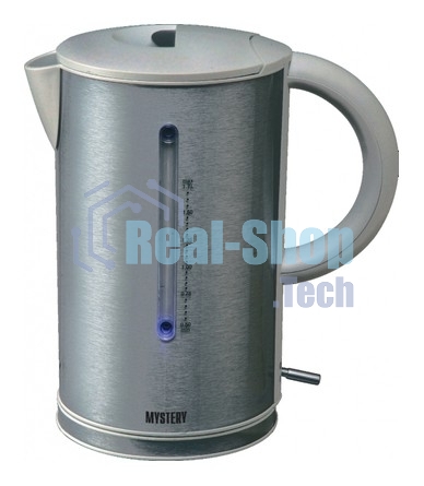 Чайник электрический Mystery MEK-1614 1.7л. 2200Вт серый (корпус: пластик)