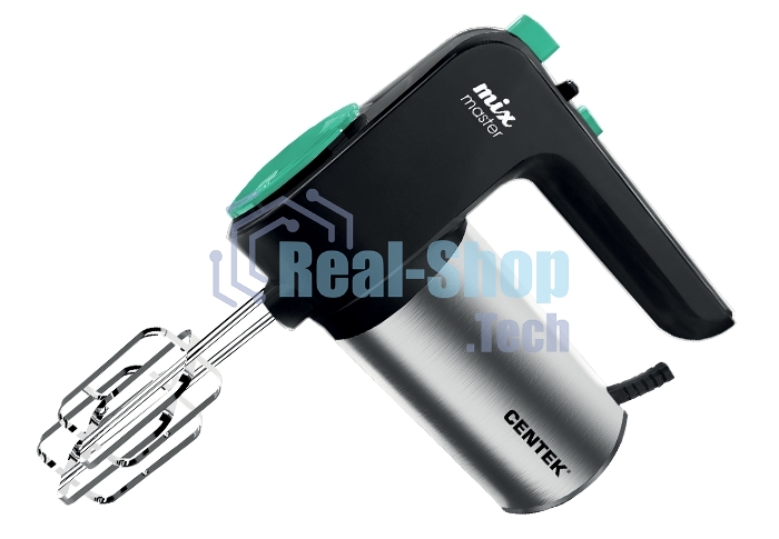 Миксер Centek CT-1123 (черный/сталь)