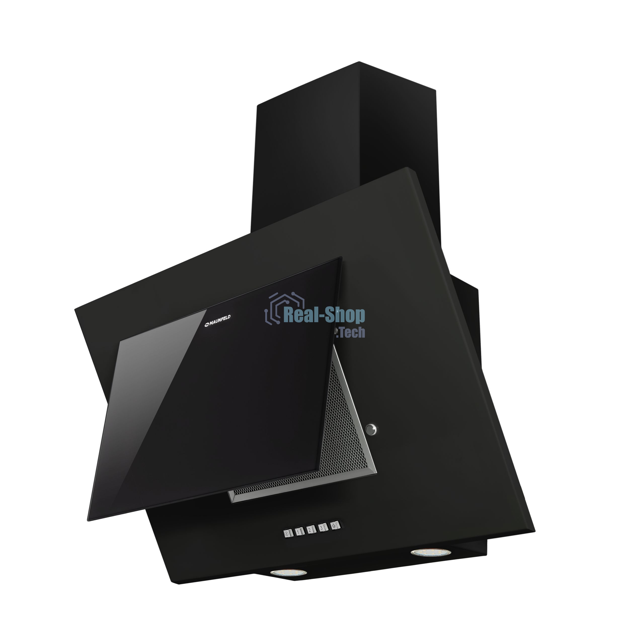 Вытяжка наклонная Maunfeld Tower C 60 черный, 60 см, 650 куб. м/ч, 51 дБ