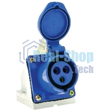 Розетка наруж. уст. 16А 220В 2Р+РЕ IP44 (113) EKF ps-113-16-220
