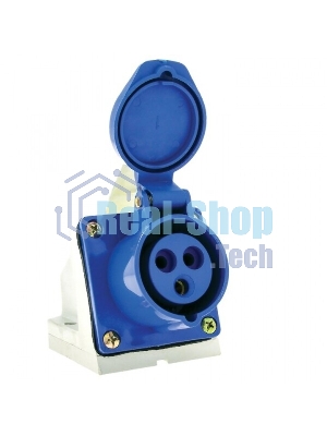 Розетка наруж. уст. 16А 220В 2Р+РЕ IP44 (113) EKF ps-113-16-220