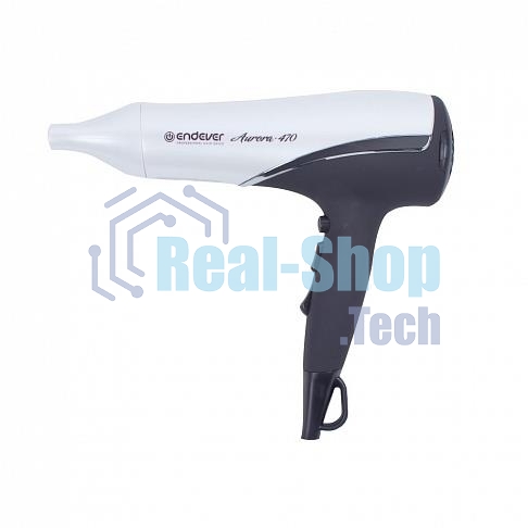 Фен Endever Aurora 470, 2600 Вт, 2 режима мощ., 2 скорости, Режим 