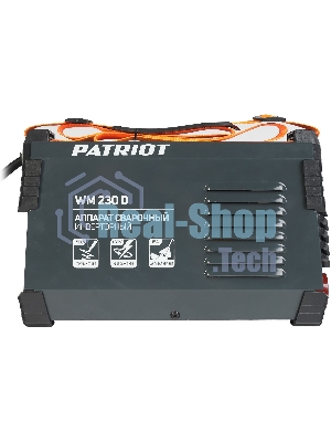 Сварочный аппарат Patriot WM230D инвертор ММА 10.7кВт
