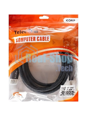 Кабель соединительный DP-DP 1.4V 8K@60Hz 3м, Telecom Pro TCG750-3M