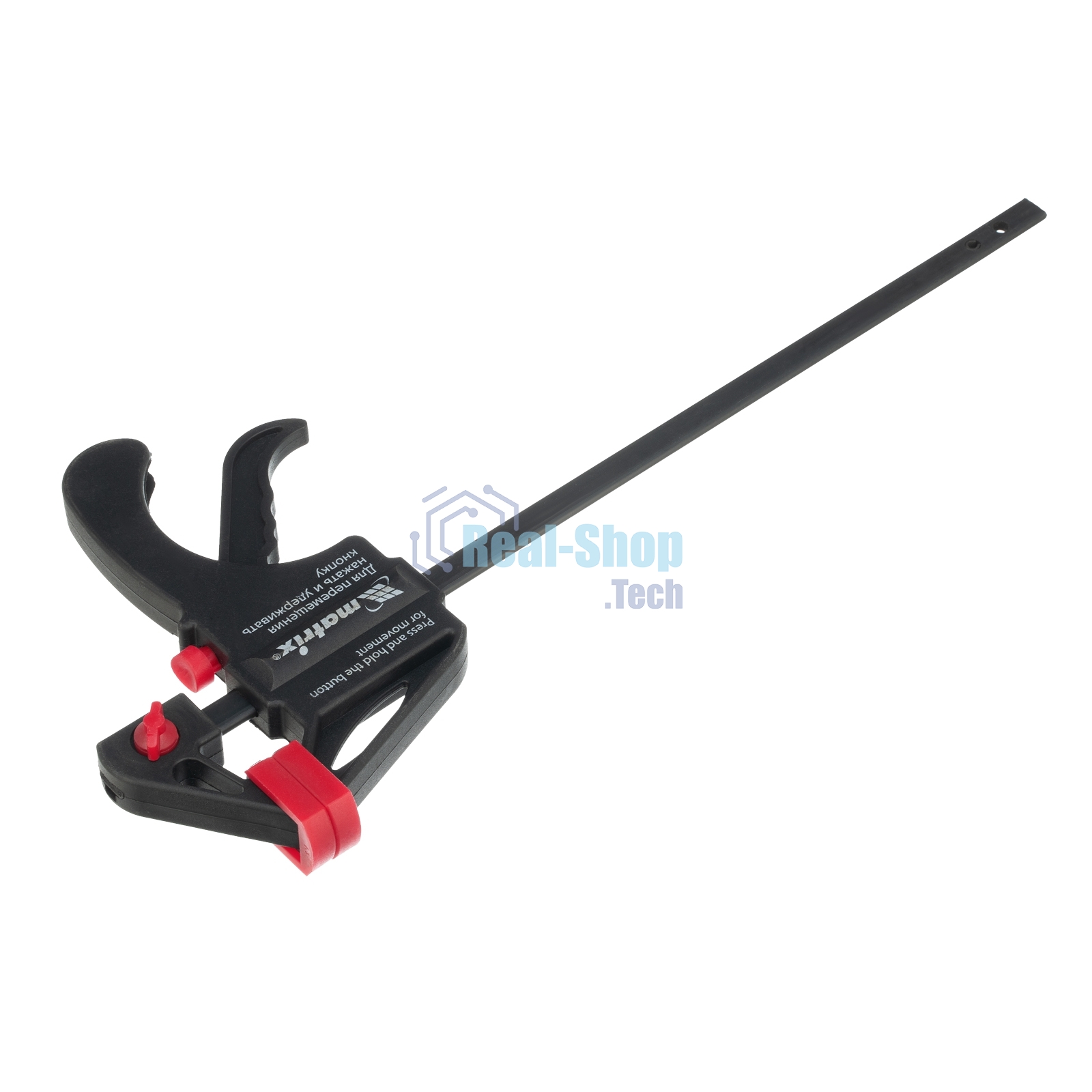 Струбцина универсальная Matrix, быстрозажимная, F-образная, 200 х 315 х 45 мм, пластиковый корпус