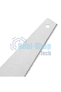 Ножовка по дереву Sparta 400 мм, 7-8 ТРI, каленый зуб, линейка, деревянная рукоятка